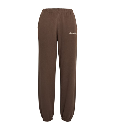 Sporty And Rich Brown Syracuse Sweatpants In Chocolate