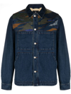 PS BY PAUL SMITH PRINTED DENIM JACKET