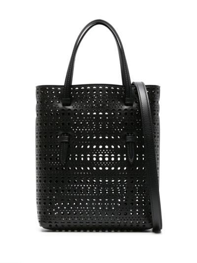 Alaïa Mina Ns Black Tote Bag