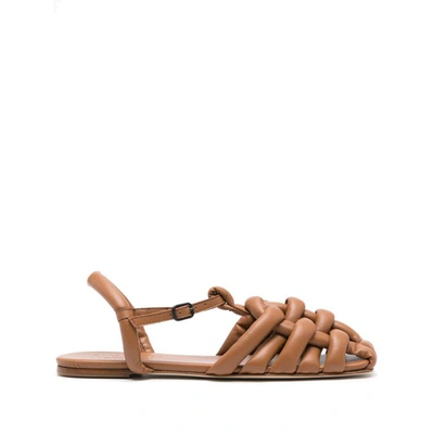 Hereu Cabersa Slingback Fisherman Sandal In Brown