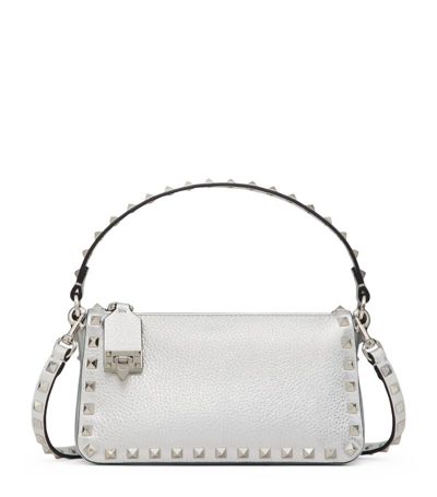 Valentino Garavani Rockstud Cross-body Bag In Metallic