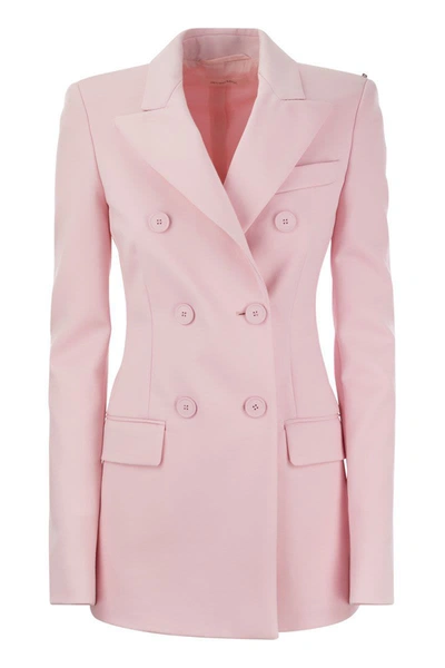 Sportmax Frizzo - Scuba Jersey Blazer In Pink