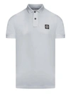 Stone Island Short Sleeve Polo Shirt In Blue