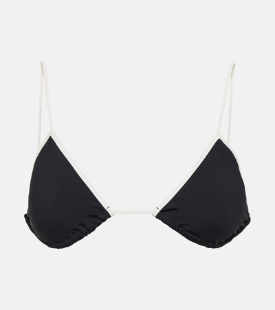 Marysia Bianco Bikini Top In Black