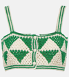 ANNA KOSTUROVA MAIJA CROCHET CROP TOP