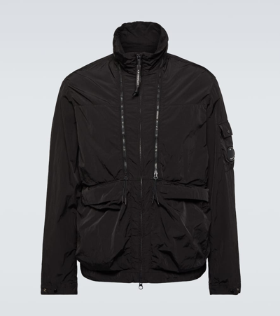 C.p. Company Chrome-r Goggle Jacket In Black