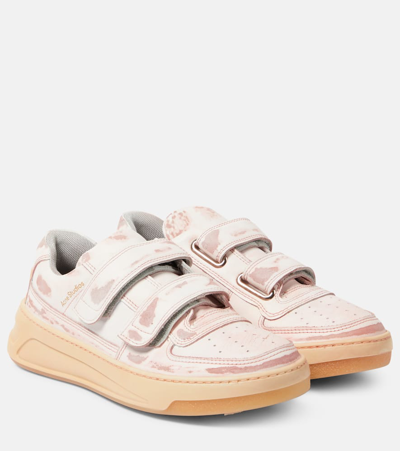 Acne Studios Steffey Cities Sneakers -  - Leather - Antique Pink