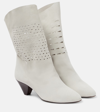 ISABEL MARANT REACHI SUEDE ANKLE BOOTS