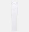 ALEX PERRY DRAPED CORSET JERSEY GOWN