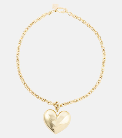 Lauren Rubinski Paulette 14kt Gold Heart Pendant Necklace
