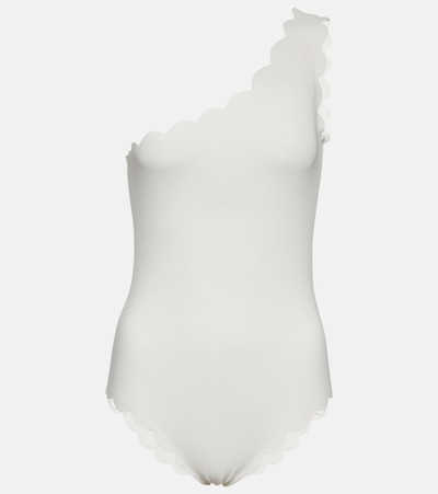 Marysia Santa Barbara One-shoulder Swimsuit In Neutrals
