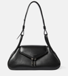 Amina Muaddi Small Gemini Shoulder Bag In Black