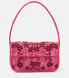 Staud Tommy Beaded Shoulder Bag In Multicoloured