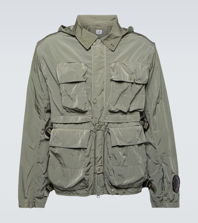 C.p. Company Chrome-r Goggle Jacket In Agave Green