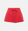 THE UPSIDE COURTSPORT ZIPPY COTTON SHORTS