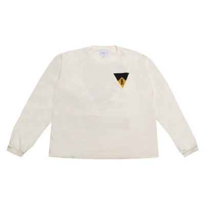 Pre-owned Rhude Blood And Mud Long-sleeve Tee 'vintage White'