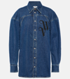 VIVIENNE WESTWOOD LOGO DENIM SHIRT