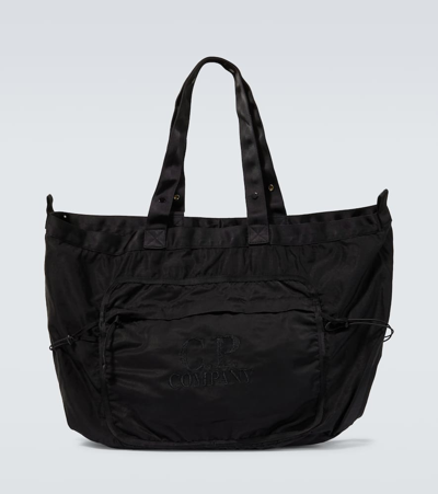 C.p. Company Nylon B Crossbody Messenger Bag In Black