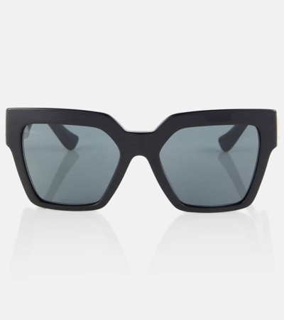 Versace Squared Sunglasses In Black