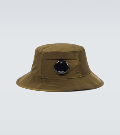 C.p. Company Chrome-r Bucket Hat In Green