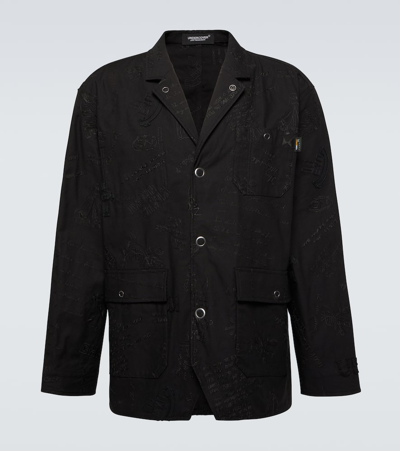 Undercover Cotton-blend Jacket In Black