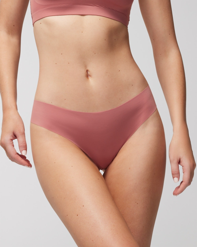 Soma Women's Almost Bare Thong Underwear In Pink Size 2xl |