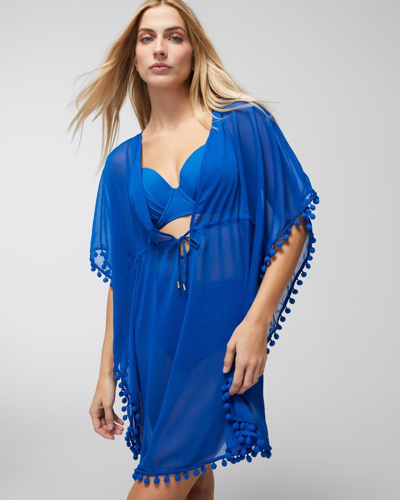 Soma Women's Bleu Rod Gypset Chiffon Caftan In Blue Size Medium |