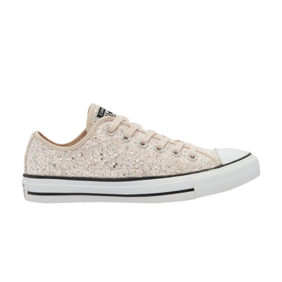 Pre-owned Converse Wmns Chuck Taylor All Star Low 'glitter Shine - Cream'
