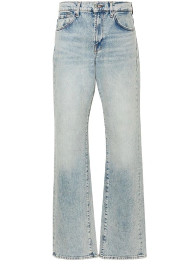 7 For All Mankind Tess Wide-leg Denim Jeans In Blue