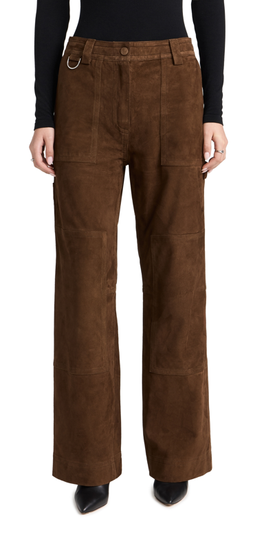 Saks Potts Rose Pants Chocolate S