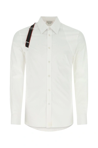 Alexander Mcqueen White Organic Cotton Harness Shirt