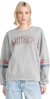 MOTHER THE DROP SQUARE SWEATSHIRT MOTHER STARS