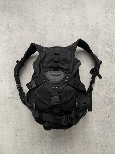 Pre-owned Oakley X Vintage Oakley Icon 2.0 Total Black Tactical Backpack
