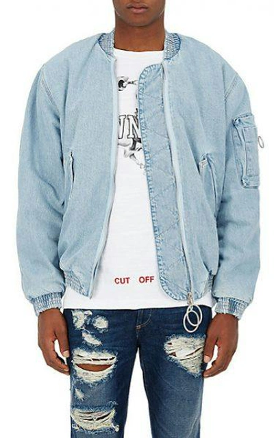 Pre-owned Levis Made Crafted X Off White Off-white X Levi's Made& Crafted Denim Bomber Jacket In Multicolor