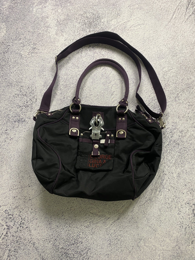 Pre-owned Avant Garde Vintage George Gina & Lucy 3 Get 1 Free Bag Alyx Style Ggl In Black
