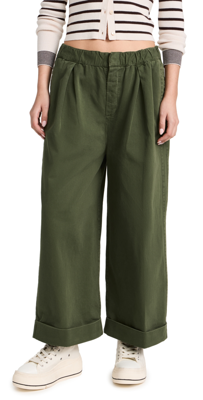 Free People After Love Cuff Pants Moss Song S