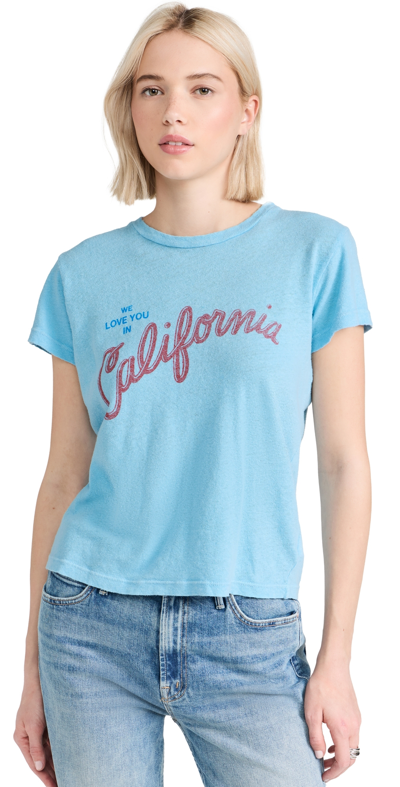 Mother The Sinful California Love T-shirt In Blue