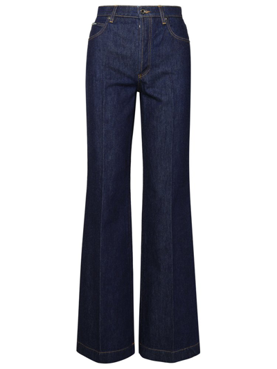 Dolce & Gabbana Flared Denim Jeans In Blue