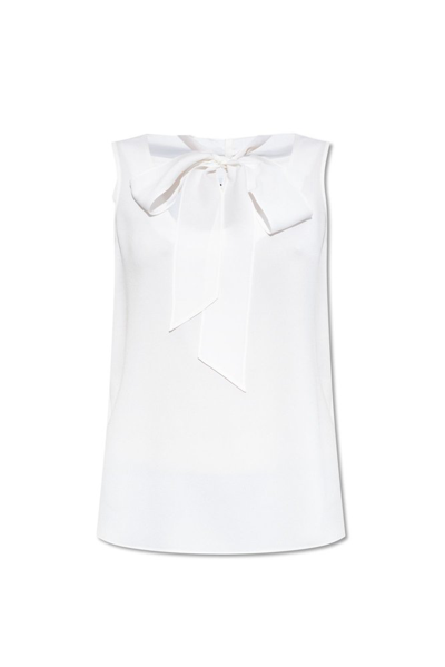 Moschino Sleeveless Tank Top In White