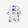 Burberry T-shirt With Ekd T-shirts White In Rain