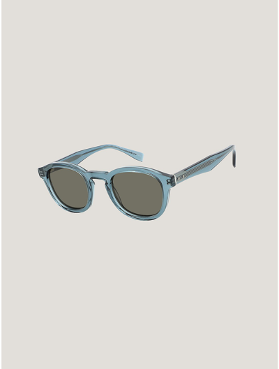 Tommy Hilfiger Transparent Mod Sunglasses In Blue