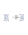 Max + Stone Maxcolor 14k 2.10 Ct. Tw. White Topaz Studs