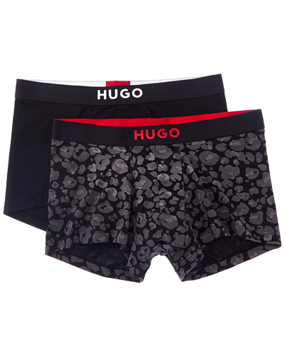 Hugo Boss 2pk Trunk In Black