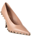 VALENTINO GARAVANI VALENTINO ROCKSTUD 100 LEATHER PUMP