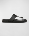 VINCE MEN'S DIEGO LEATHER THONG SANDALS