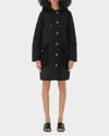 BURBERRY ROXBY QUILTED TOP COAT WITH HOOD