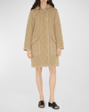 BURBERRY ROXBY QUILTED HOODED COAT