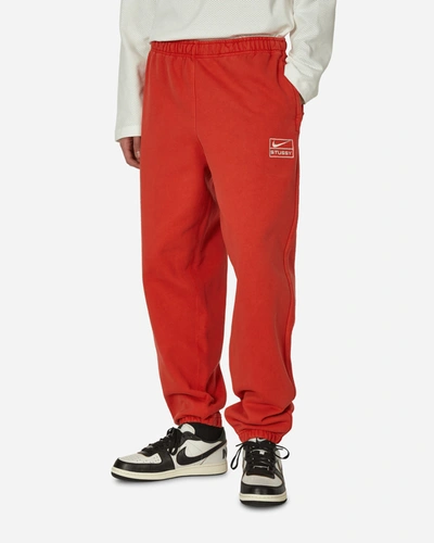 Nike Red Brooklyn Lounge Trousers In Multicolor