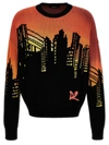 Dsquared2 Intarsia Sweater Sweaters And Cardigans Multicolor In Multicolor