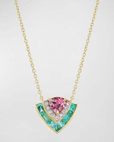 Emily P Wheeler Women's Tiered 18k Yellow Gold & Multi-gemstone Pendant Necklace